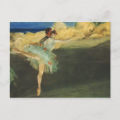 Edgar Degas Ballerina Fine Art Briefkaart (Voorkant)