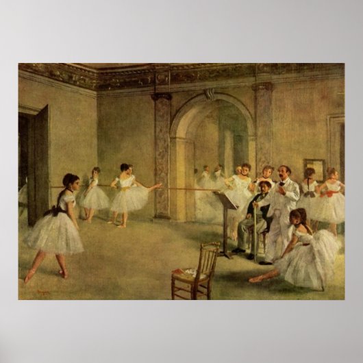 Edgar Degas Ballerinas Canvases, Prints en Posters (Voorkant)