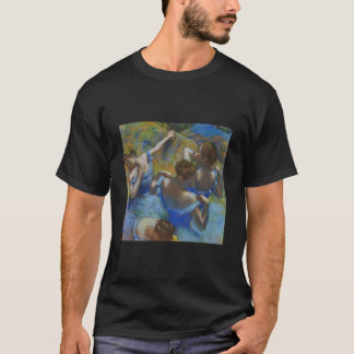 Edgar Degas Ballerina's In Blue Ballet Impressie T-shirt