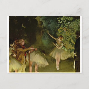 Edgar Degas - Ballet 1875 Dancer Dance meiden tutu Briefkaart