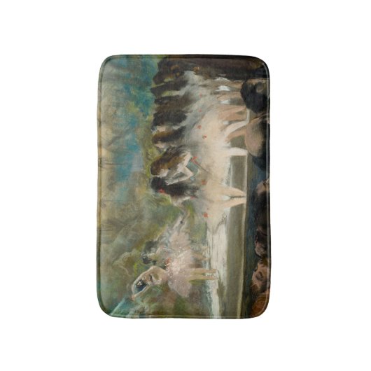 Edgar Degas - Ballet aan de Parijse opera Badmat (Voorkant Verticaal)