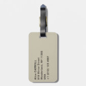 Edgar Degas - Ballet aan de Parijse opera Bagagelabel (Achterkant verticaal)