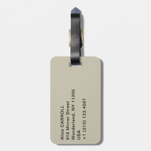 Edgar Degas - Ballet aan de Parijse opera Bagagelabel (Achterkant verticaal)