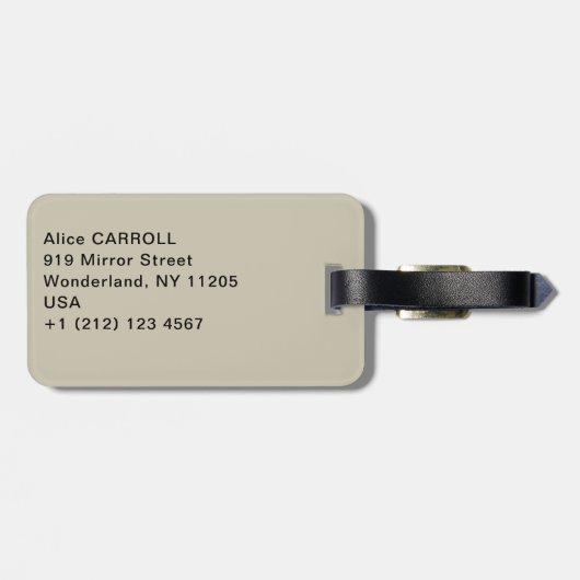 Edgar Degas - Ballet aan de Parijse opera Bagagelabel (Achterkant horizontaal)