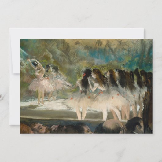 Edgar Degas - Ballet aan de Parijse opera Bedankkaart (Voorkant)