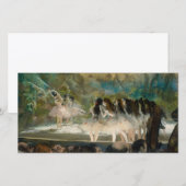 Edgar Degas - Ballet aan de Parijse opera Bedankkaart (Voorkant / Achterkant)