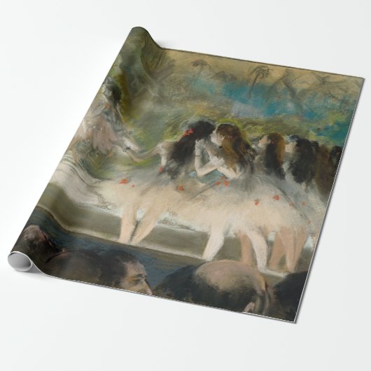 Edgar Degas - Ballet aan de Parijse opera Cadeaupapier (Uitgerold)