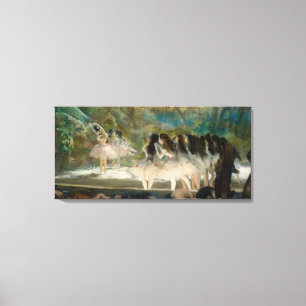 Edgar Degas - Ballet aan de Parijse opera Canvas Afdruk