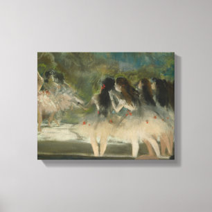 Edgar Degas - Ballet aan de Parijse opera Canvas Afdruk