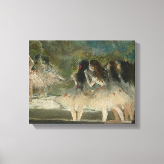 Edgar Degas - Ballet aan de Parijse opera Canvas Afdruk (Voorkant)