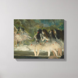 Edgar Degas - Ballet aan de Parijse opera Canvas Afdruk