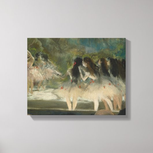 Edgar Degas - Ballet aan de Parijse opera Canvas Afdruk (Voorkant)