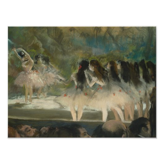 Edgar Degas - Ballet aan de Parijse opera Foto Afdruk (Voorkant)