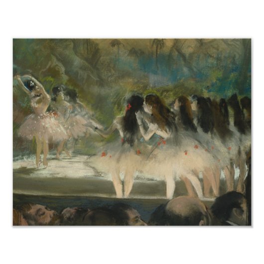 Edgar Degas - Ballet aan de Parijse opera Foto Afdruk (Voorkant)
