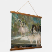Edgar Degas - Ballet aan de Parijse opera Hangend Wandkleed (Gebogen)