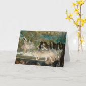 Edgar Degas - Ballet aan de Parijse opera Kaart (Gele Bloem)