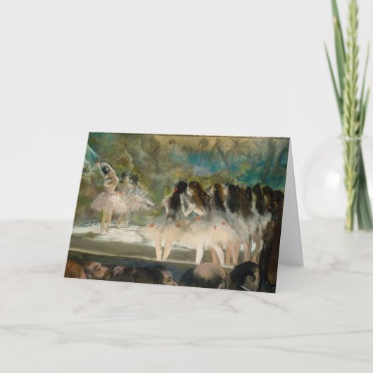 Edgar Degas - Ballet aan de Parijse opera Kaart (Voorkant)
