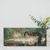 Edgar Degas - Ballet aan de Parijse opera Kaart (Staand voorkant)