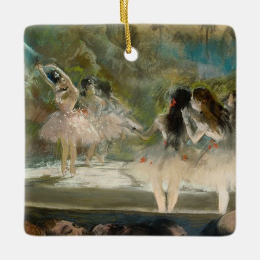 Edgar Degas - Ballet aan de Parijse opera Keramisch Ornament (Voorkant)