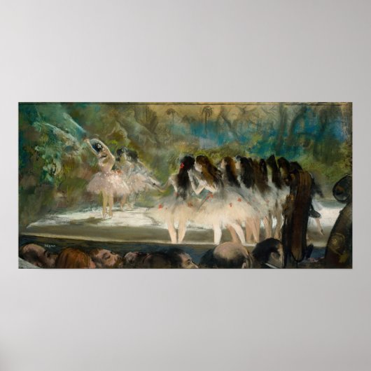Edgar Degas - Ballet aan de Parijse opera Poster (Voorkant)