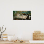 Edgar Degas - Ballet aan de Parijse opera Poster (Keuken)
