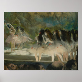 Edgar Degas - Ballet aan de Parijse opera Poster