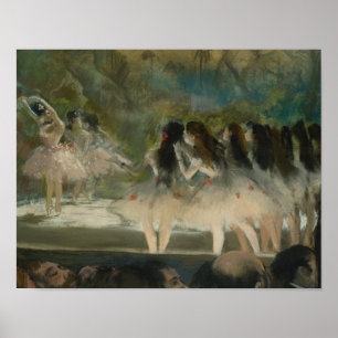 Edgar Degas - Ballet aan de Parijse opera Poster