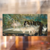 Edgar Degas - Ballet aan de Parijse opera Raamsticker (Vel 2)