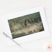 Edgar Degas - Ballet aan de Parijse opera Rechthoekige Sticker (Envelop)