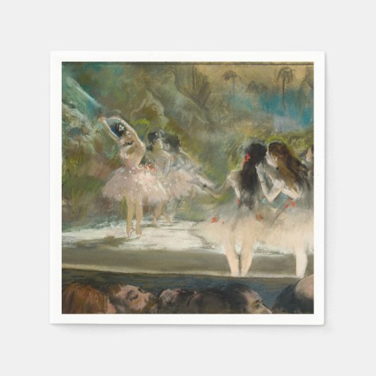 Edgar Degas - Ballet aan de Parijse opera Servet (Voorkant)