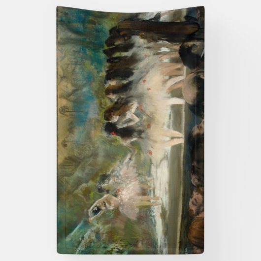 Edgar Degas - Ballet aan de Parijse opera Spandoek (Verticaal)