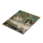 Edgar Degas - Ballet aan de Parijse opera Tegeltje (Zijkant)