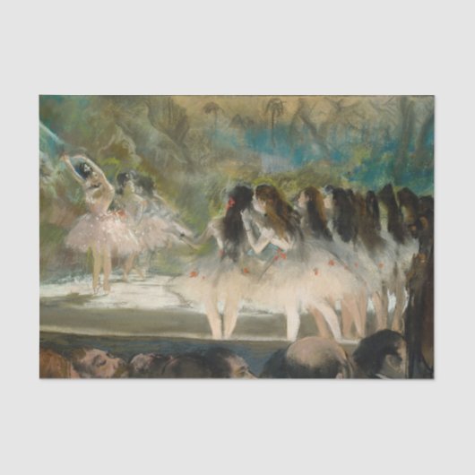 Edgar Degas - Ballet aan de Parijse opera Tissuepapier (Voorkant)
