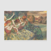 Edgar Degas Ballet Ballerina Art Print Tissuepapier (Voorkant)