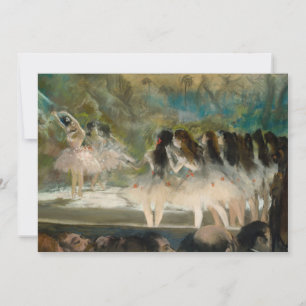 Edgar Degas - Ballet bij de Parijse Opera Bedankkaart
