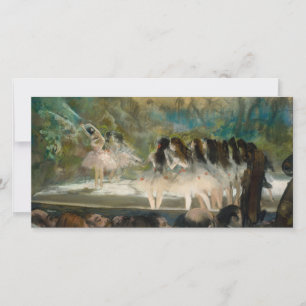 Edgar Degas - Ballet bij de Parijse Opera Bedankkaart