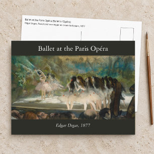 Edgar Degas - Ballet bij de Parijse Opera Briefkaart