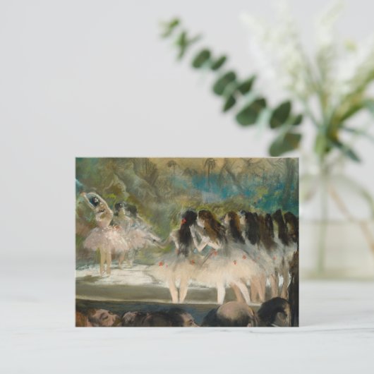 Edgar Degas - Ballet bij de Parijse Opera Briefkaart (Staand voorkant)
