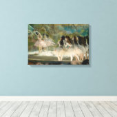 Edgar Degas - Ballet bij de Parijse Opera Canvas Afdruk (Insitu (Houten vloer))