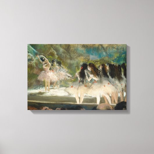 Edgar Degas - Ballet bij de Parijse Opera Canvas Afdruk (Voorkant)