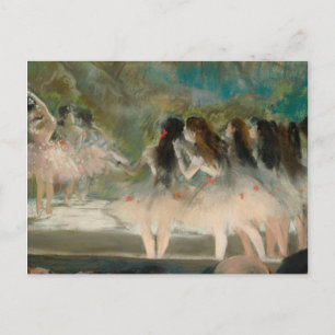 Edgar Degas - ballet bij de Parijse Opéra Feestdagenkaart