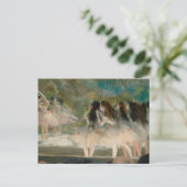 Edgar Degas - ballet bij de Parijse Opéra Feestdagenkaart (Staand voorkant)