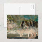 Edgar Degas - ballet bij de Parijse Opéra Feestdagenkaart (Voorkant / Achterkant)
