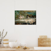 Edgar Degas - Ballet bij de Parijse Opera Poster (Keuken)