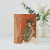 Edgar Degas | Ballet Dancer | Nieuw adres Aankondigingskaart (Staand voorkant)