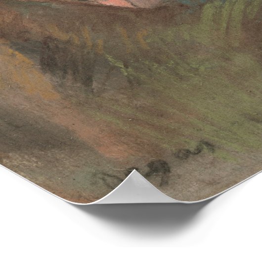 Edgar Degas Ballet Dancers Old Famous Art Wall Poster (Hoek)