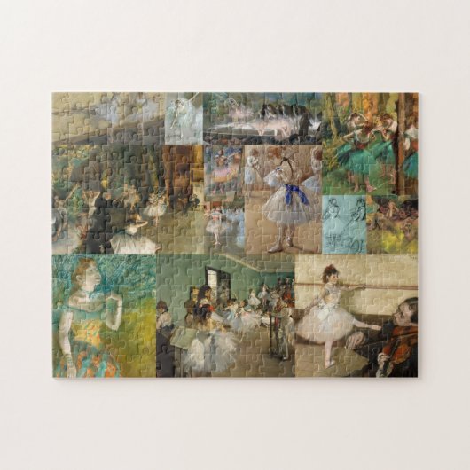 Edgar Degas Ballet Dancers schilderijen en tekenin Legpuzzel (Horizontaal)