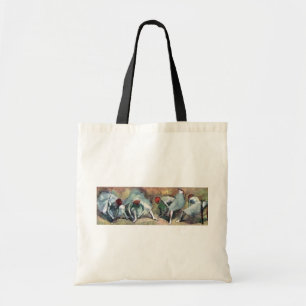 Edgar Degas - Ballet Dancers Tying Shoes Tote Bag