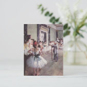 Edgar Degas Ballet Lesson Briefkaart (Staand voorkant)
