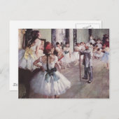 Edgar Degas Ballet Lesson Briefkaart (Voorkant / Achterkant)